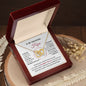 A Mi Hermosa Hija - Interlocking Hearts necklace - Mi Amor Y Mi Luz