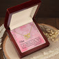 Nieta - Interlocking Hearts Necklace - abuela y abuelo