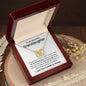 To my Beautiful Granddaughter - Interlocking Hearts Necklace - I Love You Forever & Always