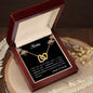 Nieta - Interlocking Hearts Necklace - abuela y abuelo