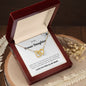 To My Bonus Daughter - Interlocking Hearts Necklace