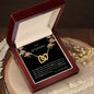To my Grandma - Interlocking Hearts Necklace - your granddaughter