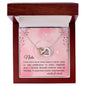 Nieta - Interlocking Hearts Necklace - abuela y abuelo