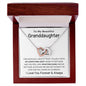 To my Beautiful Granddaughter - Interlocking Hearts Necklace - I Love You Forever & Always