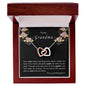 To my Grandma - Interlocking Hearts Necklace - your granddaughter