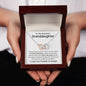 To my Beautiful Granddaughter - Interlocking Hearts Necklace - I Love You Forever & Always