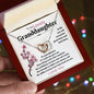 To my Lovely Granddaughter - Interlocking Hearts Necklace - I love you