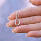 To my Grandma - Delicate Heart Necklace - your granddaughter