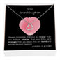 To our Granddaughter - Delicate Heart Necklace - grandma and grandpa
