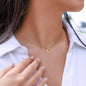 To my Grandma - Delicate Heart Necklace - your granddaughter