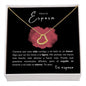 Para mi Esposa - Delicate Heart Necklace - tu esposo