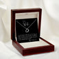To my Wife - Delicate Heart Necklace - your husband