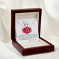 To my Wife - Delicate Heart Necklace - your husband