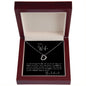 To my Wife - Delicate Heart Necklace - your husband