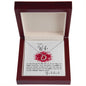 To my Wife - Delicate Heart Necklace - your husband