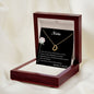 Nieta - Delicate Heart Necklace - abuela y abuelo