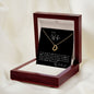 To my Wife - Delicate Heart Necklace - your husband