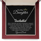 To my Daughter - Personalized Name Necklace- Your Dad