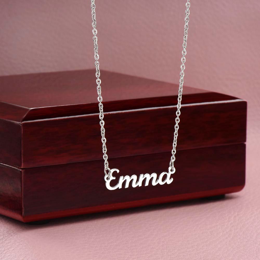 To My Daughter - Personalized Name Necklace - Your Dad