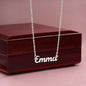 To My Beautiful Wife - Personalized Name Necklace - Love, Your Husband
