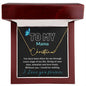 To My Mama - Signature Name Necklace - I love you forever