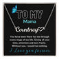 To my Mama - Name Heart Necklace - I love you forever