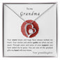 To my Grandma - Forever Love Necklace - your granddaughter