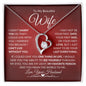 To My Beautiful Wife - Forever Love Necklace - Love, Your Husband