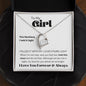 To my Girl - Forever Love Necklace - I Love You Forever & Always