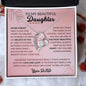 To My Beautiful Daughter - Forever Love Necklace - Your Dad