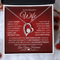 To My Beautiful Wife - Forever Love Necklace - Love, Your Husband