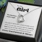 To my Girl - Forever Love Necklace - I Love You Forever & Always