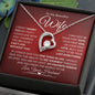 To My Beautiful Wife - Forever Love Necklace - Love, Your Husband