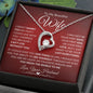 To My Beautiful Wife- Forever Love Necklace - Love, Your Husband