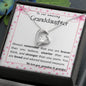 To our Granddaughter - Forever Love Necklace - love grandma & grandpa