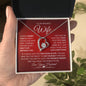 To My Beautiful Wife - Forever Love Necklace - Love, Your Husband