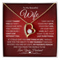 To My Beautiful Wife - Forever Love Necklace - Love, Your Husband