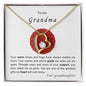 To my Grandma - Forever Love Necklace - your granddaughter