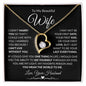 To My Beautiful Wife - Forever Love Necklace - Love, Your Husband