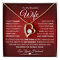 To My Beautiful Wife- Forever Love Necklace - Love, Your Husband