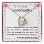 To our Granddaughter - Forever Love Necklace - love grandma & grandpa
