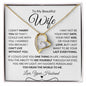To My Beautiful Wife - Forever Love Necklace - Love, Your Husband