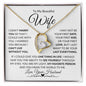 To my Beautiful Wife - Forever Love Necklace - Love, Your Husband