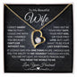 To My Beautiful Wife - Forever Love Necklace - Love, Your Husband