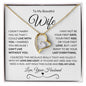 To My Beautiful Wife - Forever Love Necklace - Love, Your Husband