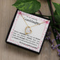 To our Granddaughter - Forever Love Necklace - love grandma & grandpa