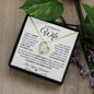 To My Beautiful Wife - Forever Love Necklace - Love, Your Husband