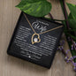 To My Beautiful Wife - Forever Love Necklace - Love, Your Husband