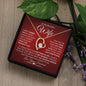 To My Beautiful Wife - Forever Love Necklace - Love, Your Husband