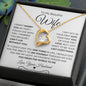 To My Beautiful Wife - Forever Love Necklace - Love, Your Husband